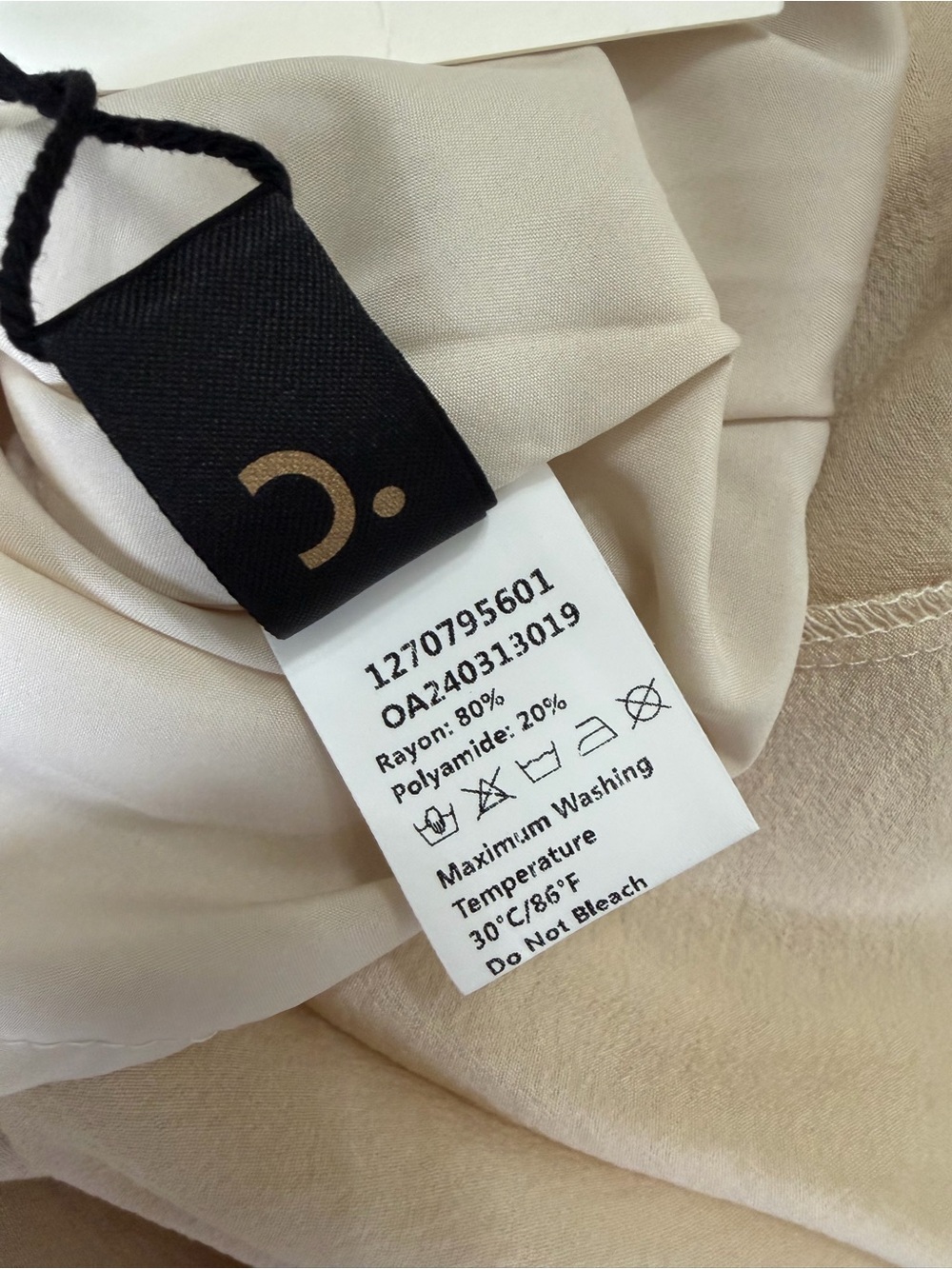 Commense Sleeveless V-Neck Maxi Dress in Cream - Picture 11 of 12